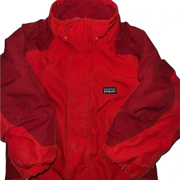 Kids Patagonia Red Ski Jacket XXS 3-4 - Picture 7 of 8